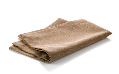 Image showing green cotton napkin