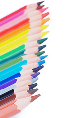 Image showing Colorful Pencils Border