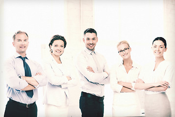 Image showing friendly business team in office