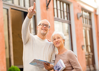 Image showing senior couple on city street