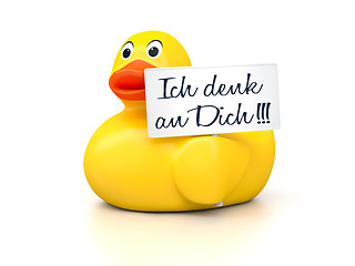 Image showing Rubber Ducky Love You