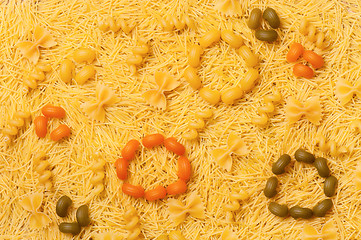 Image showing Pasta raw