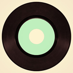 Image showing Retro look Record