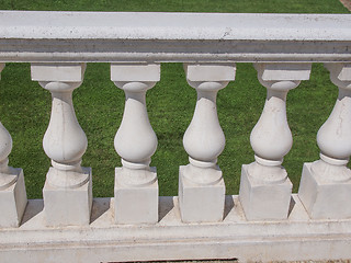 Image showing Baroque balustrade