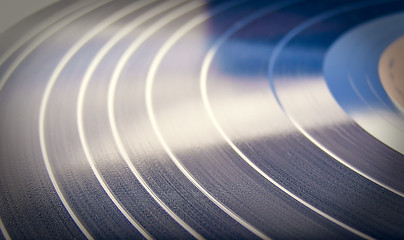 Image showing Retro look Vinyl record