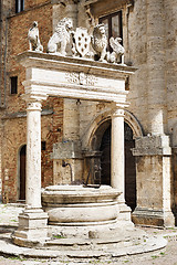 Image showing Fountain Montepulciano