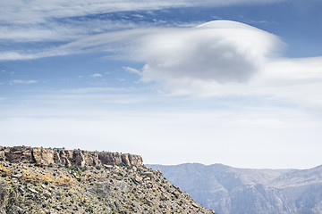 Image showing Landscape Jebel Akhdar Oman