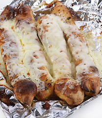 Image showing Cheese And Garlic Bread Sticks