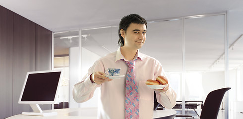 Image showing businessman in the office