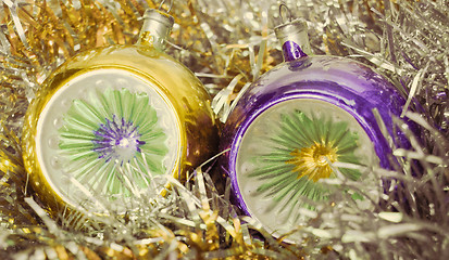 Image showing Retro look Christmas decoration