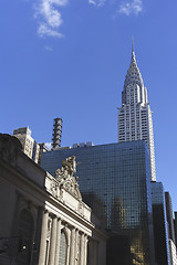 Image showing Chrysler Building and Grand Central Station