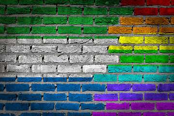 Image showing Dark brick wall - LGBT rights - Sierra Leone