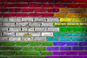 Image showing Dark brick wall - LGBT rights - Tajikistan