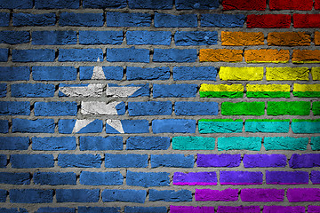 Image showing Dark brick wall - LGBT rights - Somalia