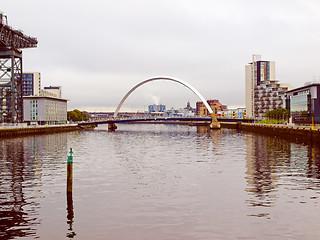 Image showing Retro look River Clyde