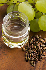 Image showing grape seed oil 