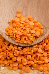 Image showing Dry Organic Red Lentils