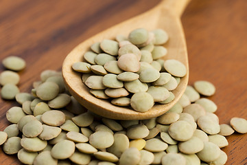 Image showing Dry Organic Green Lentils