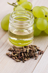 Image showing grape seed oil 