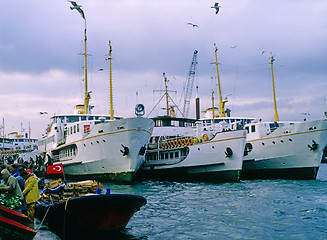 Image showing Harbor in Istanbul 