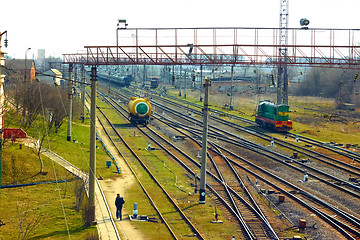 Image showing Infrastructure near railway station in Khmelnytsky, Ukraine