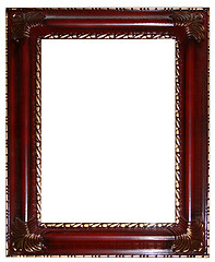 Image showing Cherry and Gold Frame