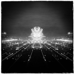 Image showing Fireworks in the city, New Years Eve