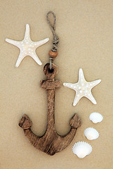 Image showing Wooden Anchor  