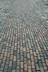 Image showing Brick walkway