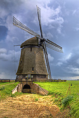 Image showing Traditional Dutch Windmill