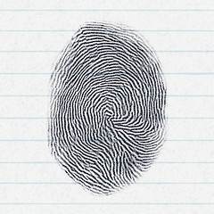 Image showing fake finger print