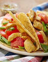 Image showing Chicken taco