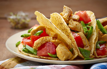 Image showing Chicken taco