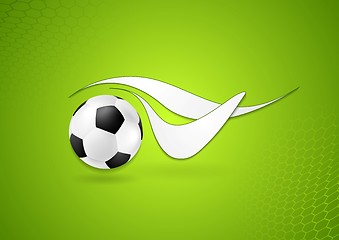 Image showing Bright soccer logo design