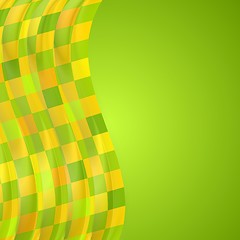 Image showing Bright wavy background