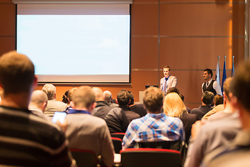 Image showing Speaker at Business Conference and Presentation.