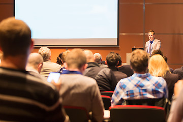 Image showing Speaker at Business Conference and Presentation.