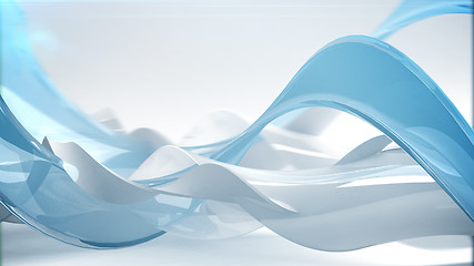 Image showing Abstract wave background.