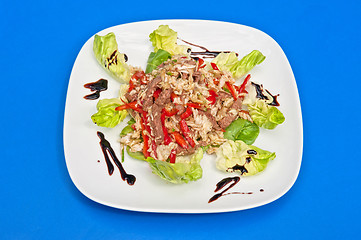 Image showing roast beef salad