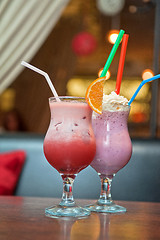Image showing cocktails milkshake
