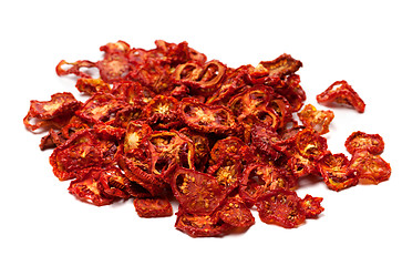 Image showing Dried slices of tasty tomato