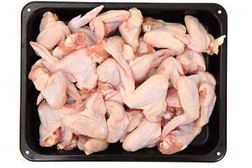 Image showing raw chicken meat (wings)