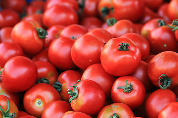 Image showing red fresh tomatoes background