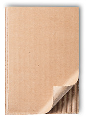 Image showing Torn Piece Of Cardboard