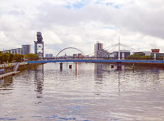 Image showing Retro look River Clyde
