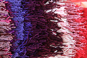 Image showing wool color rainbow texture 