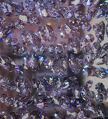 Image showing violet diamonds background