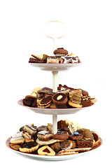 Image showing christmas cookies and desserts 