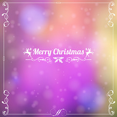 Image showing Retro Christmas Frame