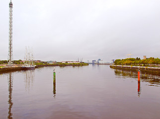 Image showing Retro look River Clyde